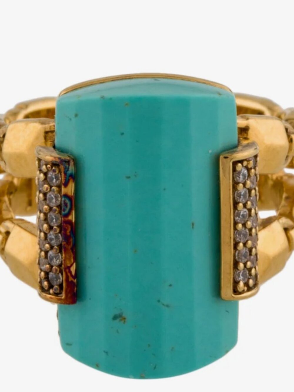 Michael Kors  Stone & Crystal Mercer Link Ring